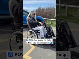 ♿️ POV: You asked for help, & now you have freedom| Day in my life with tech & mobility aids