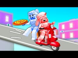 PIZZA DELIVERY Obby With MY SISTER! (Roblox)