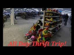 Huge Thrift Store, Goodwill Bins & 20 SCHOENHUT Dolls!