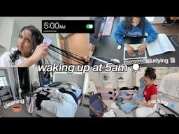 waking up at 5 am to get my life together *productive day in my life*