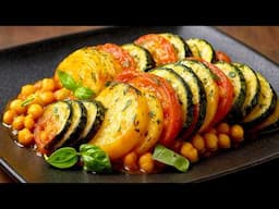 CHICKPEA and VEGETABLE CASSEROLE Recipe. Vegan recipes