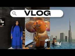 VLOG | I GOT A GIFT FROM CHANEL! FLOATING BREAKFAST | ROYAL ATLANTIS HOTEL |CE LA VI RESTAURANT ETC