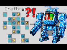 Mikey and JJ Crafted STORM Mecha Robot in Minecraft ! - Maizen
