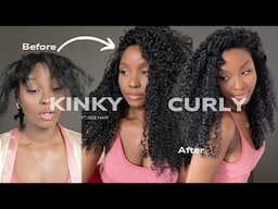 Fast & Flawless: Kinky Curly Hairstyle in 5 minutes (Run DON'T WALK) Ft. Isee Hair