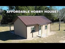 How Much Would You Shell Out For This 16x24 Roomy Hobby Home? See Inside And Hear The Cost!