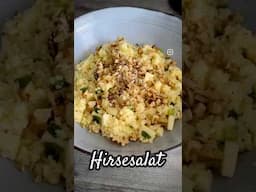 Hirsesalat mit Apfel und Walnüssen