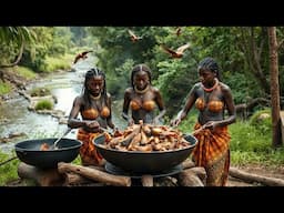 Discover Hadzabe Tribe Cooking PREY in the Wilderness