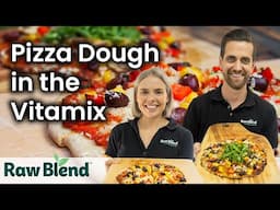 How to make Pizza Dough (Wholemeal & Freekeh) in a Vitamix Blender! | Recipe Video