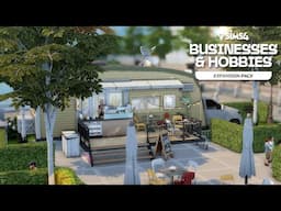 Build a Boba TEA Business in a TINY Trailer! 🚚 | The Sims 4 Business & Hobbies EP