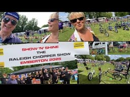 Raleigh Chopper show an awesome day out at Emberton Milton Keynes England & Linda’s 1st visit & ride
