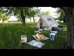 Solo Camping in the Forest | Survival, Cooking, Relaxation & ASMR