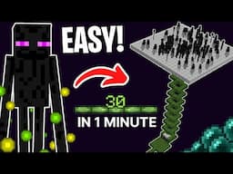 NEW Enderman XP Farm Minecraft 1.21 [JAVA + BEDROCK]