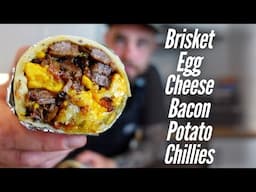 Brisket Breakfast Burrito! Perfect For Brisket Leftovers