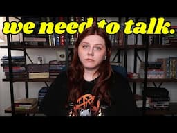 we need to talk.