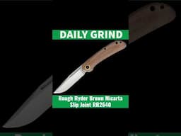 Rough Ryder Brown Micarta Slip Joint Folder RR2640