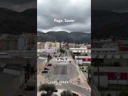 Driving Into Pego, Spain #pego #spain