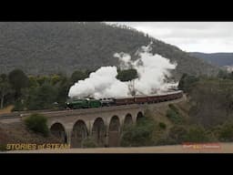 Australian steam locomotive 3801 - Lithgow to Blayney - June 2021