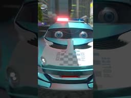 Wheels on the Police Car #shorts #trending #viral #ytshort #vehicle #ytkids