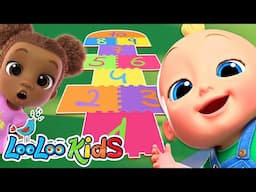 Hopscotch Counting Song – Jump, Play & Learn Numbers! - Kids Songs & Nursery Rhymes - LooLoo Kids