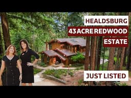 Healdsburg Redwood Estate | Private 43-Acre Craftsman Retreat | Living in Sonoma County, CA