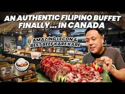 Canada's First Authentic Filipino Buffet - Dine Kanadiyan in Vancouver - $29 Lechon Kare Kare Feast!