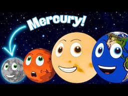 Planet Mercury – Planets of the Solar System | Space | Videos for Kids