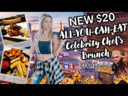 NEW $20 UNLIMITED Celeb Chef Las Vegas Brunch Spot! You WON'T BELIEVE Where + Superfrico Bday Party!