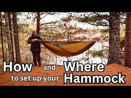 How and Where to set up your Hammock