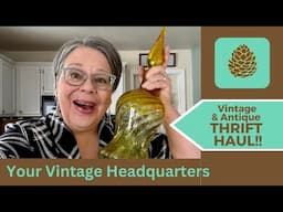 AMAZING Vintage & Antique Thrift Store Haul!!