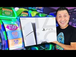 We WON a PlayStation 5 from the Arcade!