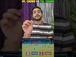 PSL Kay Matches Me Crowd Ku Nahi Araha IPL Jitna? IPL Vs PSL Crowd #cricket #ipl #psl