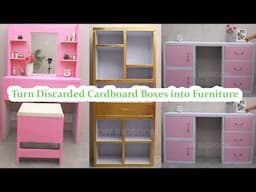 Turn Discarded Cardboard Boxes into Furniture