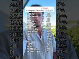 Cryptocurrency Crash 📉 #bitcoin #ethereum #xrp #binance #solana #dogecoin