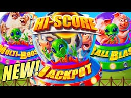 NEW!! TRIPLE POP!! OUT OF THIS WORLD! 👽 ALARM ON THE FARM (HI-SCORE) Slot Machine (EVERI)