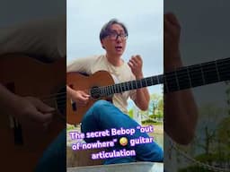 The secret bebop guitar articulation #jazzguitar #jazzguitarist #jazzguitarlesson