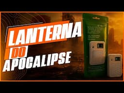 A LANTERNA QUE FUNCIONA COM ÁGUA E SAL!