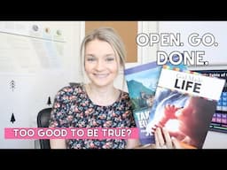 Busy Moms Will LOVE Open and Go Homeschool Curriculum