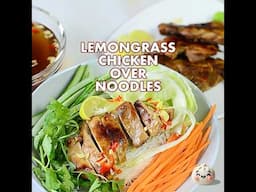 Vietnamese Lemongrass Chicken Noodle Bowl Recipe