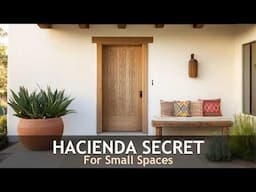 Small Spaces, Big Style: Hacienda Home Decor Secrets​