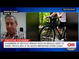 Arnold Kamler Says His Company Would Have to Double the Price of its Bicycles Due to Tariffs