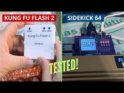 Commodore 64: THE NEW Kung Fu Flash 2 with REU tested and compared to the SideKick64