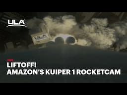 Liftoff! Amazon's Kuiper 1 RocketCam