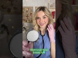 ASMR School Nurse Roleplay ✏️🩵 #asmr #asmrsounds #asmrvideo #nurse #doctor #roleplay