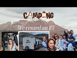 FAMILY ROAD TRIP / FIRST RV EXPERIENCE 🏜️🏕️