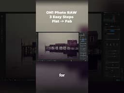 Stunning Photos in 3 Easy Steps with ON1 Photo RAW! #photography #tutorial #on1photoraw
