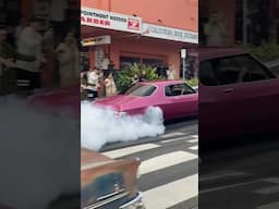 Aussie Horsepower Unleashed… #BurnoutMadness #Beachfest ##AussieMuscle #HQMonaro