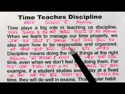 Importance of Time / Time Mangement / समय प्रबंधन /English padhna kaise Sikhe/