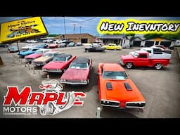 Classic American Muscle Cars Inventory Maple Motors 6/9/25 Update Hot Rod Walk Rides For Sale Deals