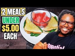 2 Easy Summer Meals Under $5 | No Oven Needed! Tuna Melt + Chicken Salad Sandwich