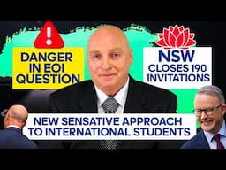 Australian Immigration News 7th June. NSW Closes its 190 Invitations but 491 is still going + more